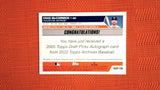 2022 Topps Archives Baseball 2005 Topps Draft Picks Autograph #05DP-CM Chas McCormick Rookie Default Title