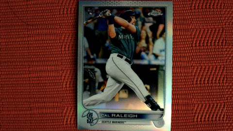 2022 Topps Chrome Baseball Base Refractor #149 Cal Raleigh Rookie Default Title