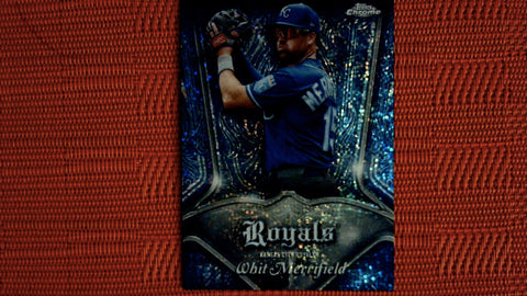 2022 Topps Chrome Baseball Pinstriped/Club Plaques #P-21 Whit Merrifield Insert Default Title