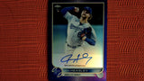 2022 Topps Chrome Baseball Purple Chrome Rookie Autograph #RA-JH Jon Heasley 42/250 Default Title