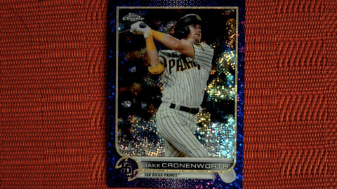 2022 Topps Chrome Baseball Purple Speckle Refractor #172 Jake Cronenworth /299 Default Title
