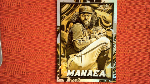 2022 Topps Fire #127 Sean Manaea Gold Minted Default Title