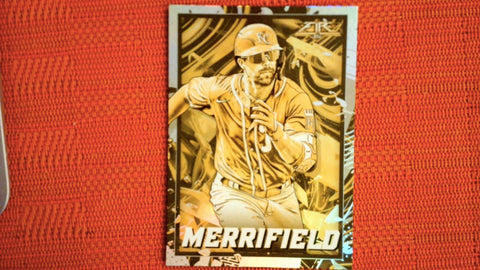 2022 Topps Fire #21 Whit Merrifield Gold Minted Default Title