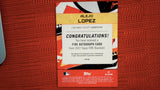 2022 Topps Fire Autograph #FA-AL Alejo Lopez Rookie Default Title