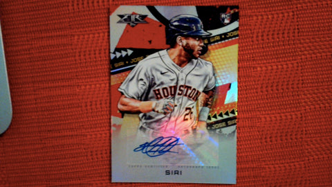 2022 Topps Fire Autograph #FA-JSI Jose Siri Rookie Default Title