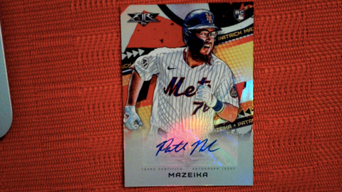 2022 Topps Fire Autograph #FA-PM Patrick Mazeika Rookie Default Title