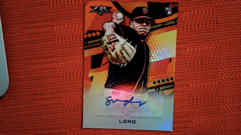 2022 Topps Fire Autograph #FA-SL Sammy Long Orange Rookie 40/99 Default Title