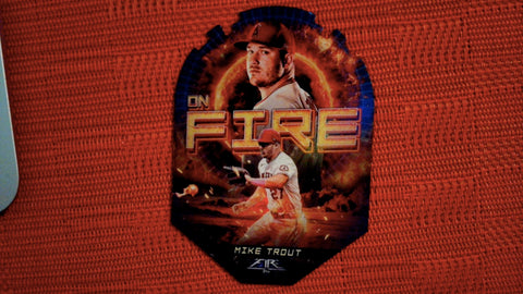 2022 Topps Fire En Fuego #EF-8 Mike Trout Foil Insert Default Title