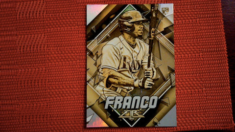 2022 Topps Fire Gold #129 Wander Franco Rookie Baseball Default Title