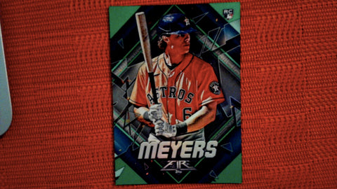 2022 Topps Fire Green #95 Jake Meyers Rookie 92/199 Default Title