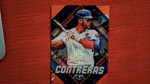 2022 Topps Fire Orange #58 Willson Contreras 86/299 Default Title