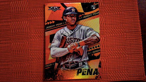2022 Topps Fire Orange #71 Jeremy Pena 217/299 Baseball Default Title