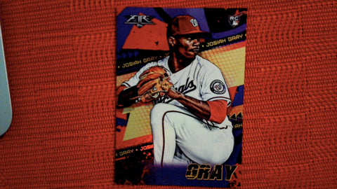 2022 Topps Fire Purple #167 Josiah Gray Rookie 59/99 Default Title