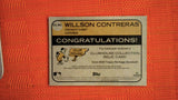 2022 Topps Hertiage Clubhouse Collection Relic Card #CC-WC Wilson Contreras Default Title