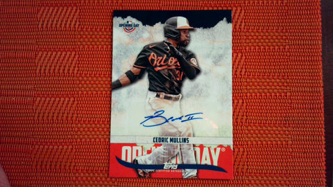2022 Topps Opening Day #ODA-CM Cedric Mullins Autograph Baseball Default Title