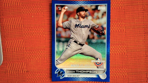 2022 Topps Opening Day Opening Day Blue Foil #11 Zach Thompson Rookie /2022 Default Title