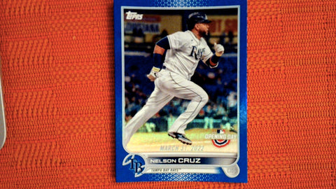 2022 Topps Opening Day Opening Day Blue Foil #110 Nelson Cruz /2022 Default Title