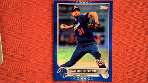 2022 Topps Opening Day Opening Day Blue Foil #129 Max Scherzer /2022 Default Title