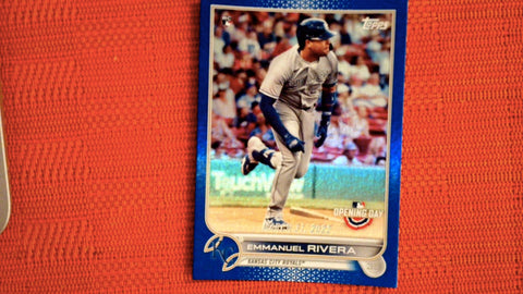 2022 Topps Opening Day Opening Day Blue Foil #160 Emmanuel Rivera Rookie /2022 Default Title