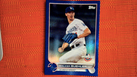 2022 Topps Opening Day Opening Day Blue Foil #175 Walker Buehler /2022 Default Title