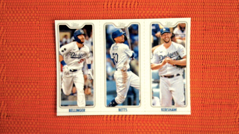 2022 Topps Opening Day Triple Play Set #TPC-3 Cody Bellinger/Mookie Betts/Clayton Kershaw Default Title