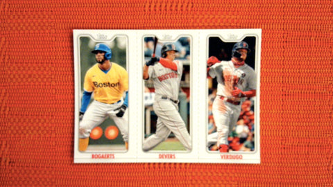 2022 Topps Opening Day Triple Play Set #TPC-7 Xander Bogaerts/Rafael Devers/Alex Verdugo Default Title