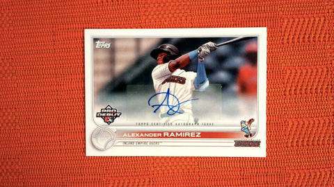 2022 Topps Pro Debut Auto #PD-106 Alexander Ramirez Default Title