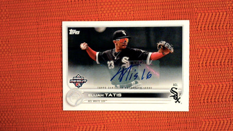 2022 Topps Pro Debut Auto #PD-124 Elijah Tatis Default Title