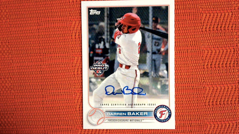 2022 Topps Pro Debut Auto #PD-13 Darren Baker Default Title