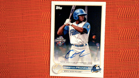 2022 Topps Pro Debut Auto #PD-144 Christian Franklin Default Title