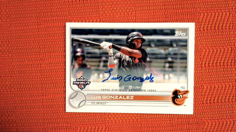 2022 Topps Pro Debut Auto #PD-182 Luis Gonzalez Default Title