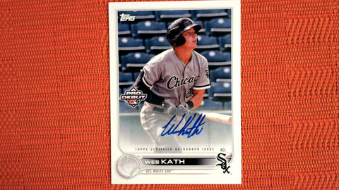 2022 Topps Pro Debut Auto #PD-63 Wes Kath Default Title