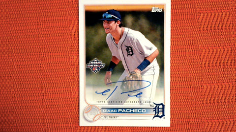 2022 Topps Pro Debut Auto #PD-76 Izaac Pacheco Default Title