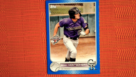 2022 Topps Pro Debut Blue #PD-167 Benny Montgomery 4/150 Default Title