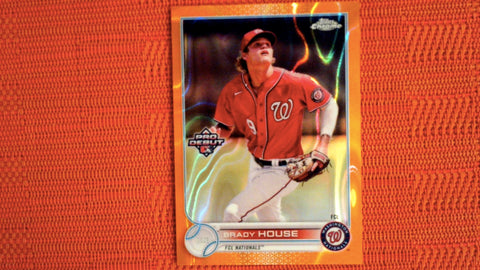 2022 Topps Pro Debut Chrome Orange Lava Refractor #PDC-3 Brady House 23/25 Default Title