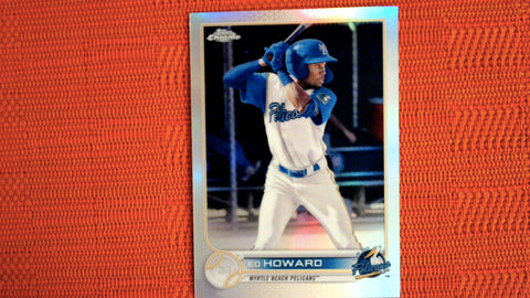2022 Topps Pro Debut Chrome Refractor #PDC-152 Ed Howard 94/99 Default Title