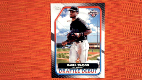 2022 Topps Pro Debut Draftee Debuts Set #DB-4 Kahlil Watson Default Title