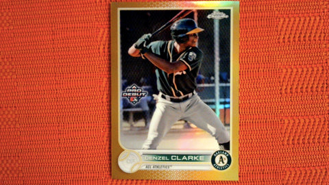 2022 Topps Pro Debut Gold #PDC-29 Denzel Clarke 50/50 EBAY 1/1 Default Title