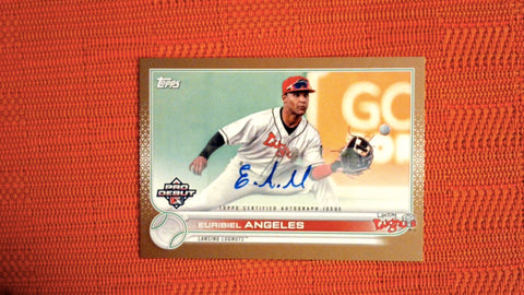 2022 Topps Pro Debut Gold Auto #PD-50 Euribiel Angeles 35/50 Default Title