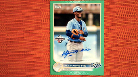 2022 Topps Pro Debut Green Auto #PD-164 Alejandro Pie 70/99 Default Title