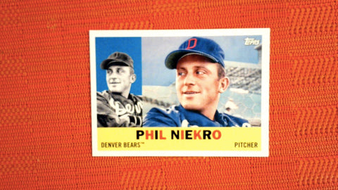 2022 Topps Pro Debut MiLB Legends Set #MILB-20 Phil Niekro Default Title
