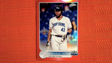 2022 Topps Pro Debut Red Refractor #PDC-2 Jhonkensy Noel 2/5 Default Title