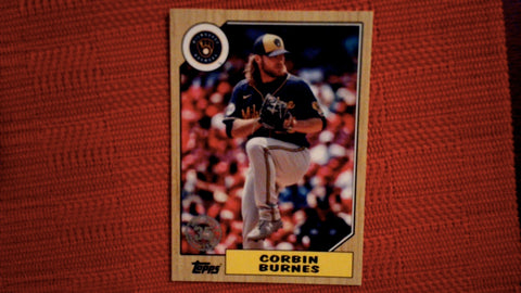 2022 Topps Series 1 1987 Topps Baseball 35th Anniversary Set #T87-39 Corbin Burnes Insert Baseball Default Title