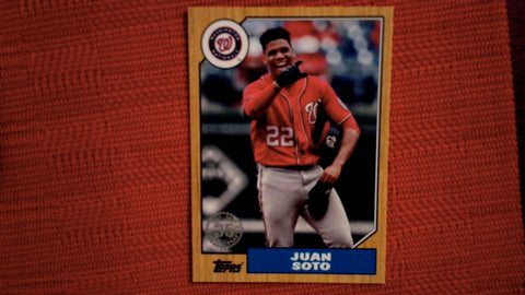 2022 Topps Series 1 1987 Topps Baseball 35th Anniversary Set #T87-79 Juan Soto Insert Baseball Default Title