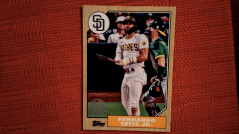 2022 Topps Series 1 1987 Topps Baseball 35th Anniversary Set #T87-9 Fernando Tatis Jr. Insert Baseball Default Title