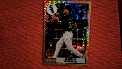 2022 Topps Series 1 1987 Topps Chrome Silver Pack #T87C-65 Gavin Sheets Rookie Baseball Default Title