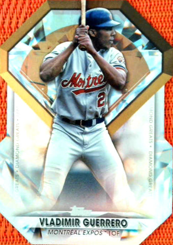 2022 Topps Series 1 Baseball #DGDC-14 Vladimir Guerrero Diamond Greats Die-Cuts Set Default Title