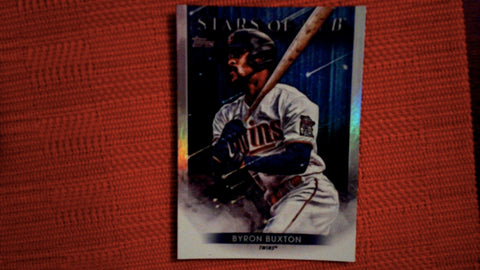 2022 Topps Series 1 Chrome Stars of MLB Set #SMLB-12 Bryon Buxton Insert Baseball Default Title