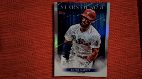2022 Topps Series 1 Chrome Stars of MLB Set #SMLB-15 Bryce Harper Insert Baseball Default Title