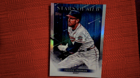 2022 Topps Series 1 Chrome Stars of MLB Set #SMLB-3 Freddie Freeman Insert Baseball Default Title